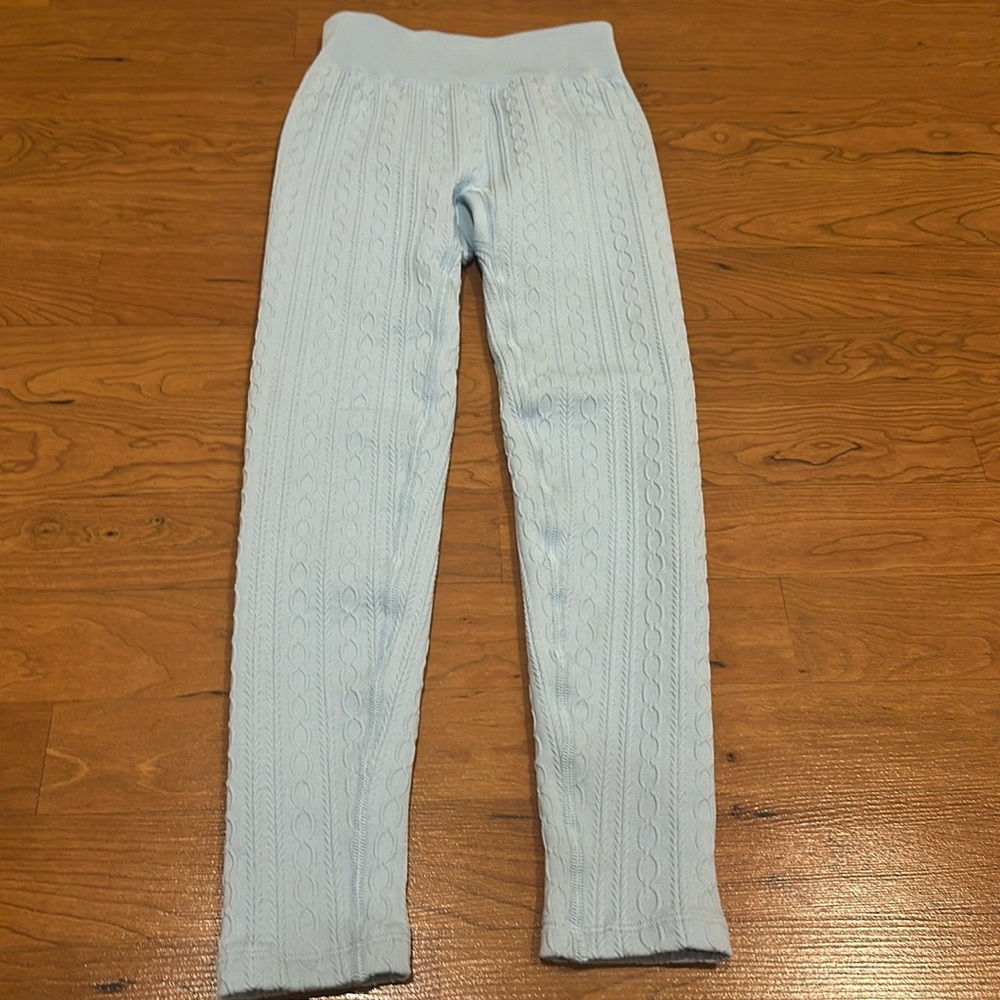 Girls All In Motion seamless leggings size S (6/7). Cozy inner layer.